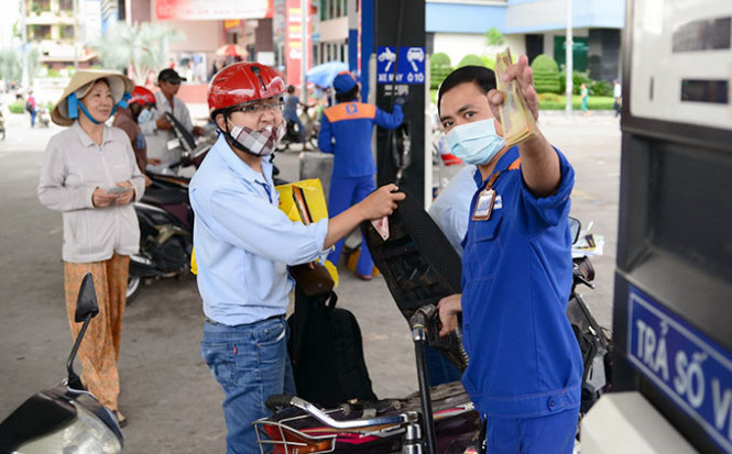 Co the xang se tang dao dong 500600 dong mot lit vao chu ky dieu chinh ngay mai