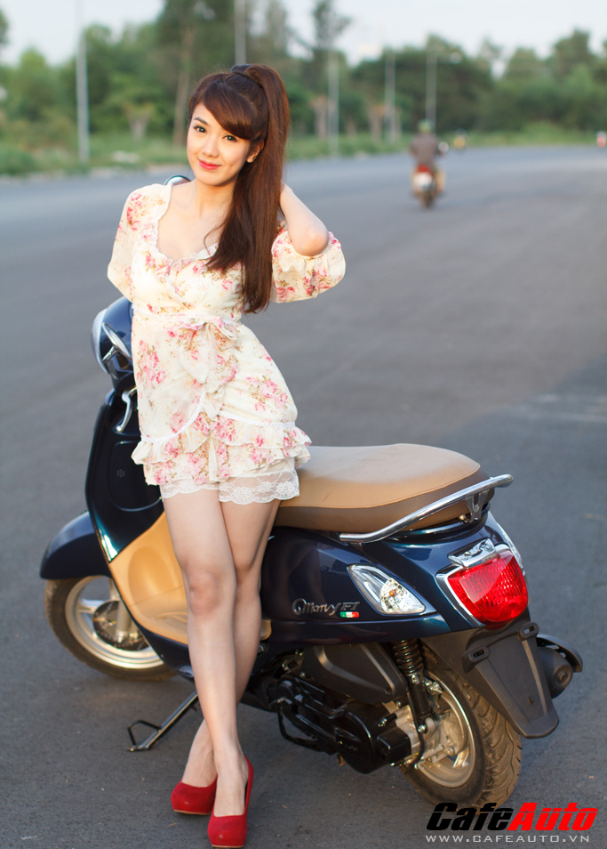 Kymco Many Fi so dang cung Hotgirl Linh Napie - 7