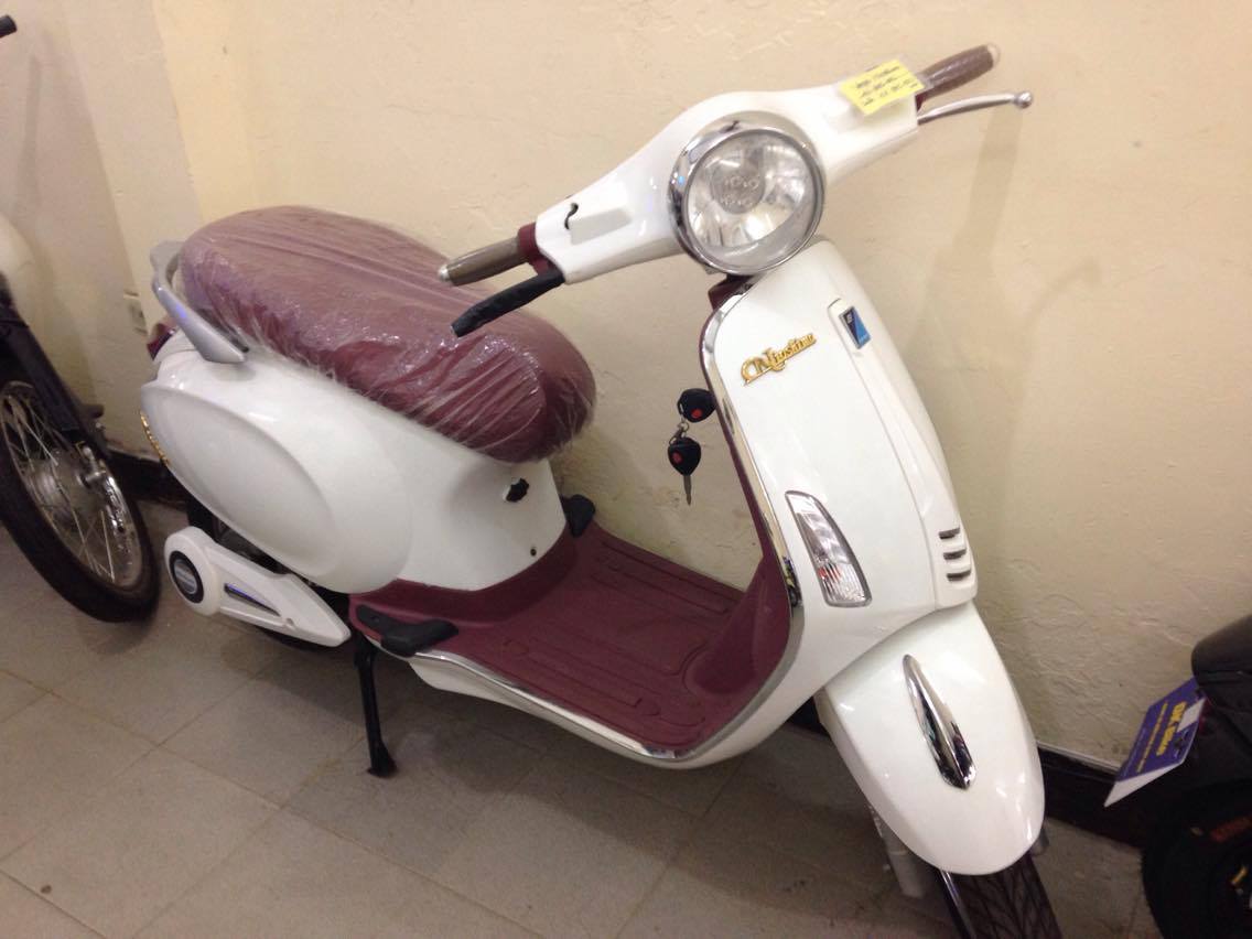 Xe Dien Vespa Nioshima sanh dieu dang cap