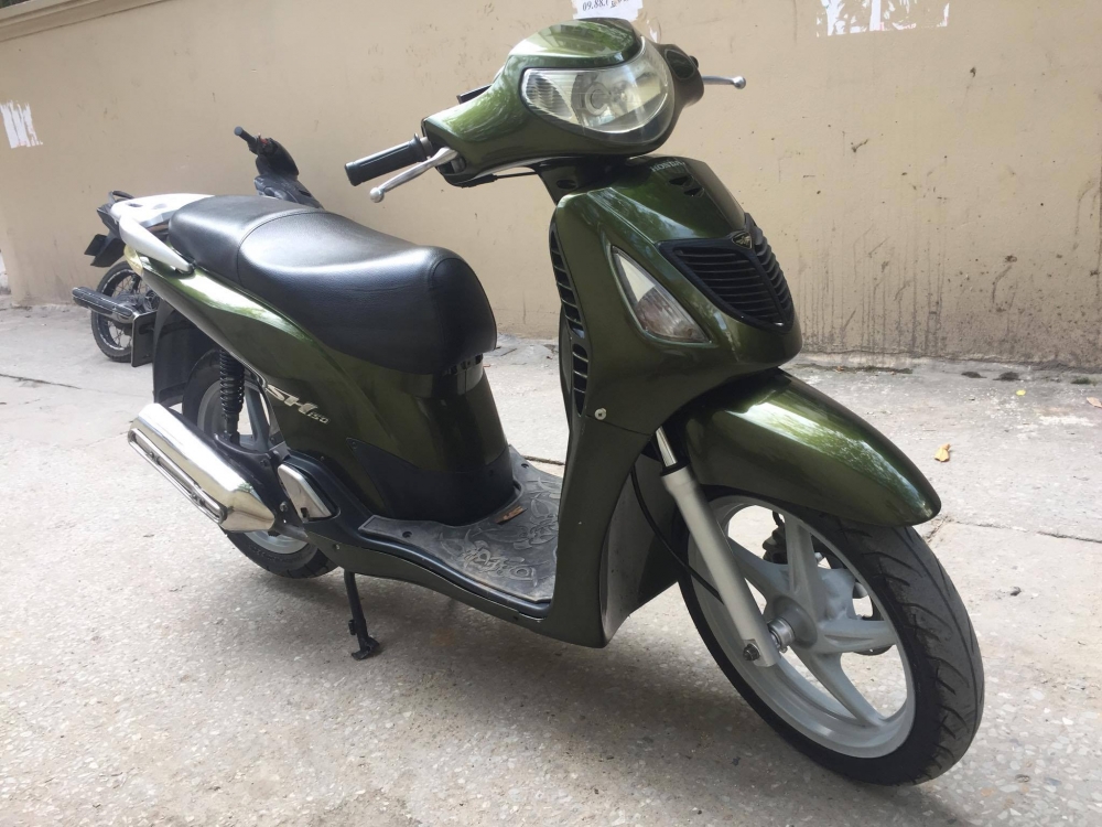 honda SH150 Thuong 2005 btp 29U7 6600mau Xanh ban 31 trieu con rat tot nguyen thuy - 3