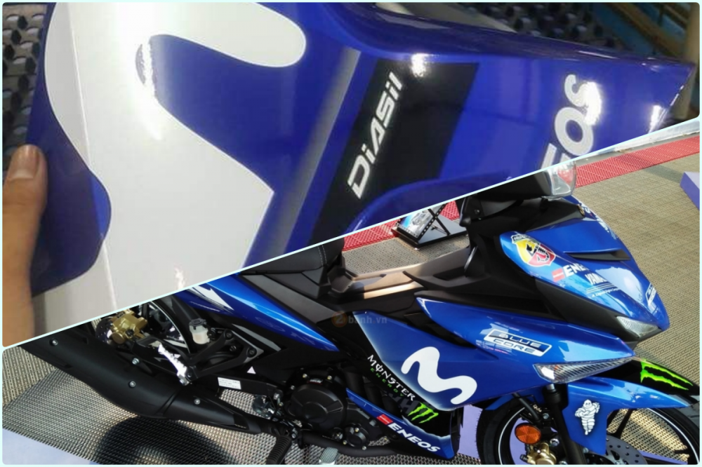 Lo anh Exciter 150 Movistar 2018 trong nha may