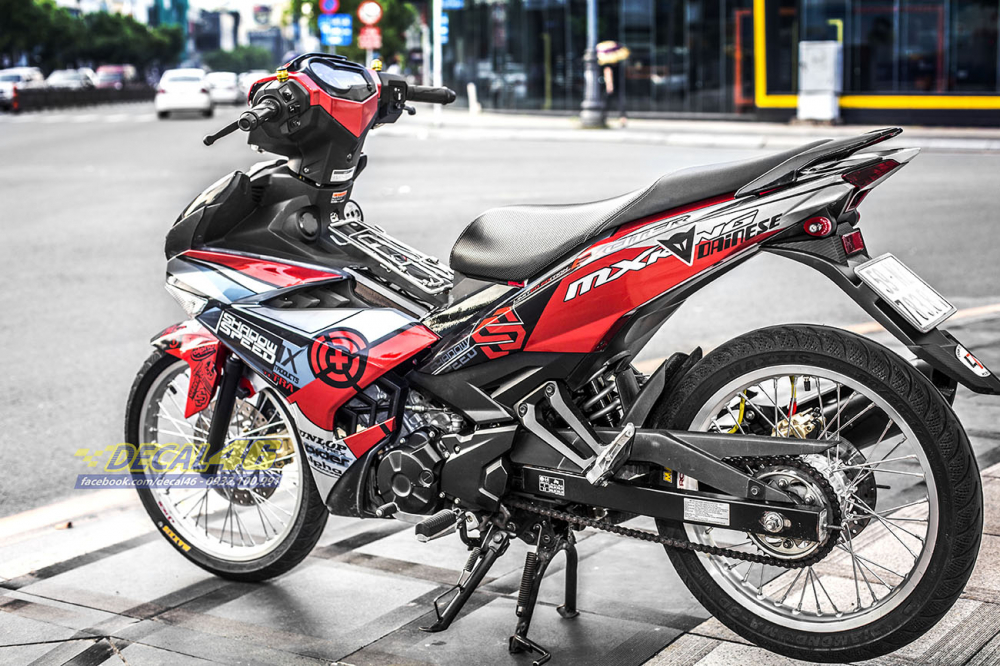 Tong hop tem xe Exciter 150 do den thang 52018 dep do Decal46 thuc hien - 17