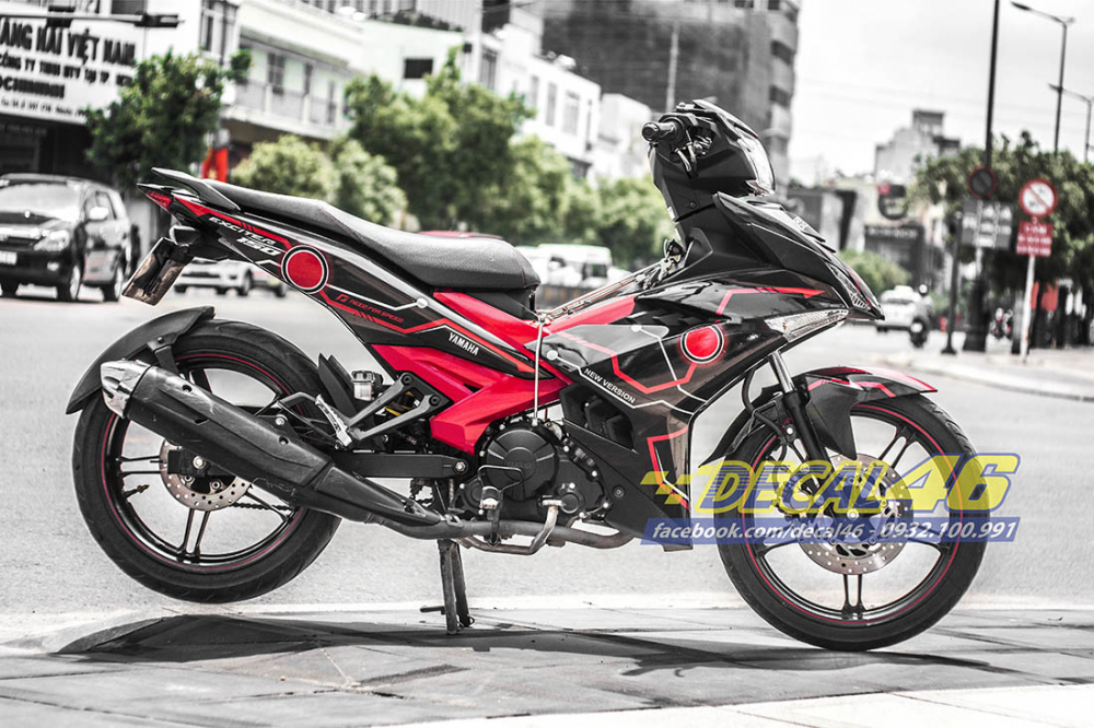 Tong hop tem xe Exciter 150 do den thang 52018 dep do Decal46 thuc hien - 28