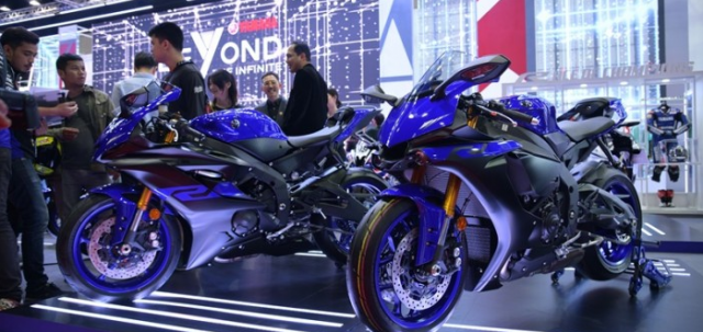 BIMS 2019 Yamaha R1 va R6 2019 bo sung dien mao moi