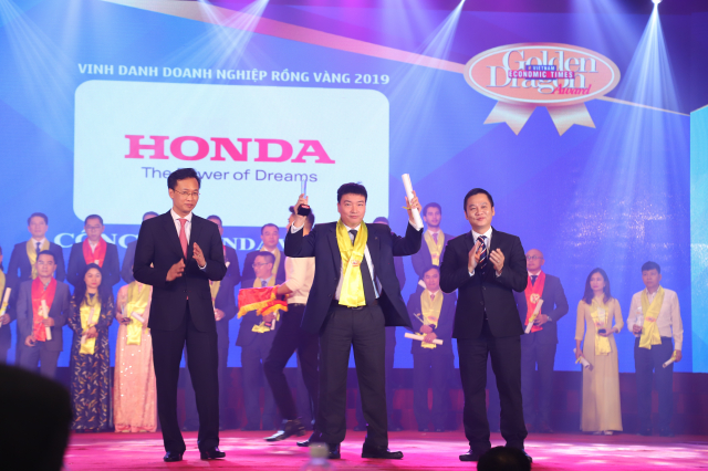 Honda Viet Nam nhan giai thuong Rong Vang lan thu 14