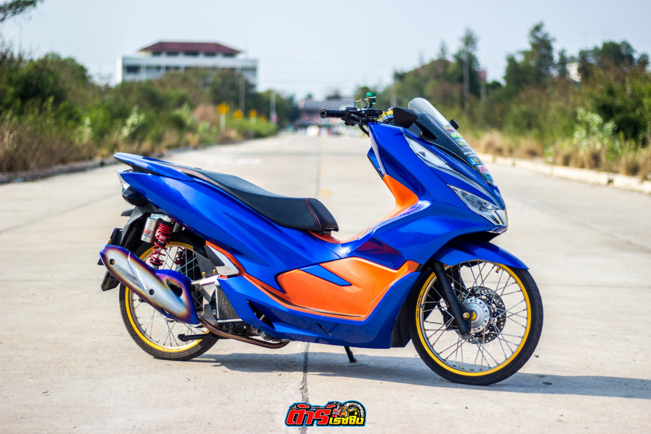 Lang nhin PCX 150 do mang net dep huyen bi cua biker Thai Lan - 3