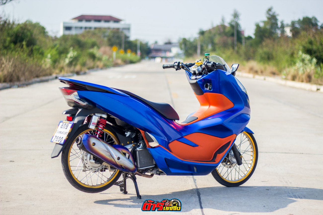 Lang nhin PCX 150 do mang net dep huyen bi cua biker Thai Lan - 9