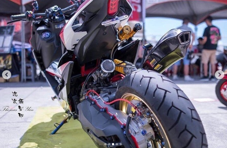 Yamaha Force 155 do buc pha voi duoi xe YZFR1 sieu dinh - 6