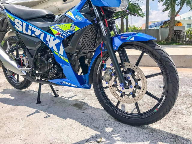 Can canh Satria 150 do Full bai kieng dep long lon - 6