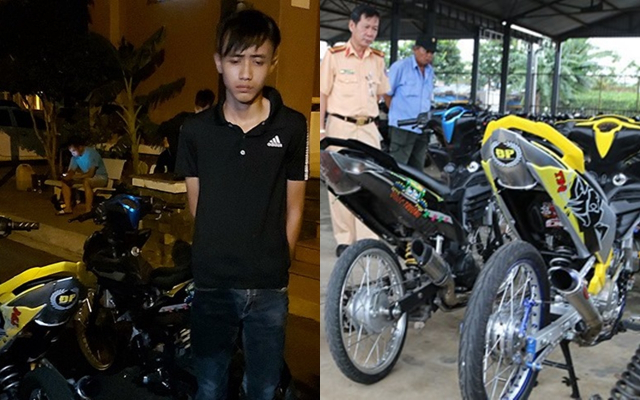 Len keo dua xe tren Facebook cac quai xe bi CSGT Vung Tau bat giu