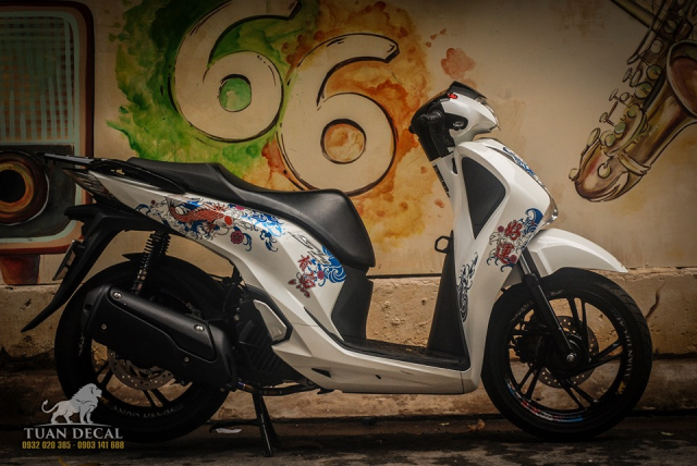 SH 150 do dam chat choi voi phong cach tem ca chep - 3