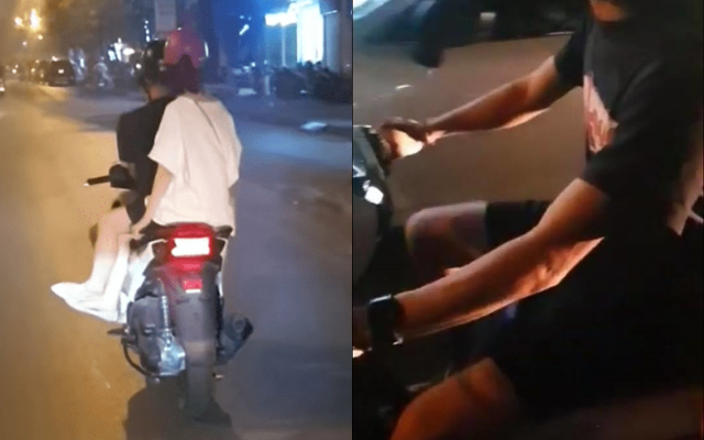 Gap nguoi yeu di voi trai la tren chiec Honda SH moi mua tang thanh nien doi lai xe va chia tay