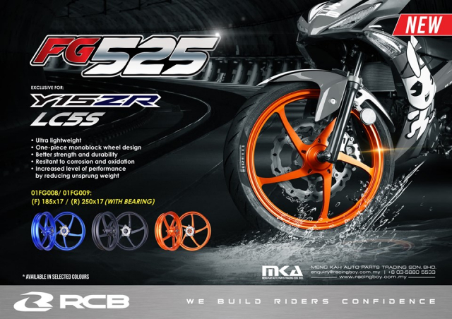 Racingboy Viet Nam tung ra mau mam CNC moi danh cho Exciter 150