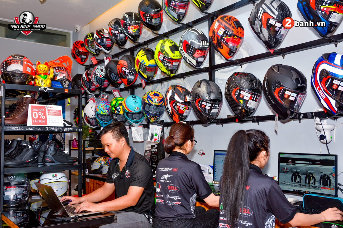 Shop bao ho mo to Bigbike diem den uy tin cua Biker tai trung tam Sai Gon - 5