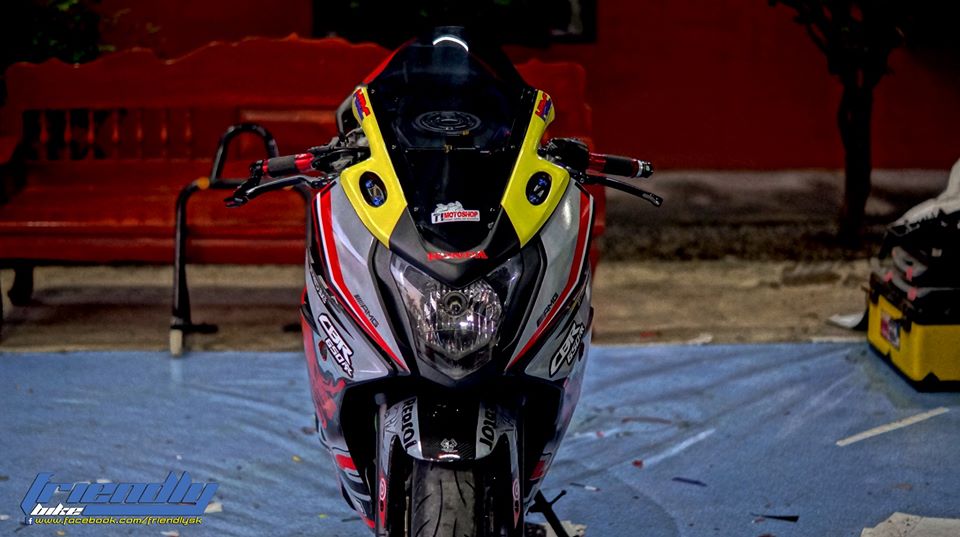 Honda CBR650F do an tuong voi phong cach Redbull - 3