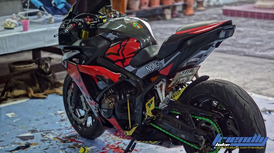Honda CBR650F do an tuong voi phong cach Redbull - 6