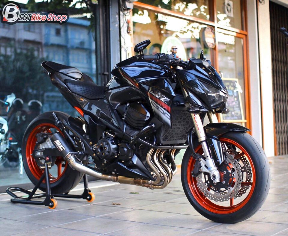 Kawasaki Z800 do loi cuon voi dien mao moi day chat choi - 3