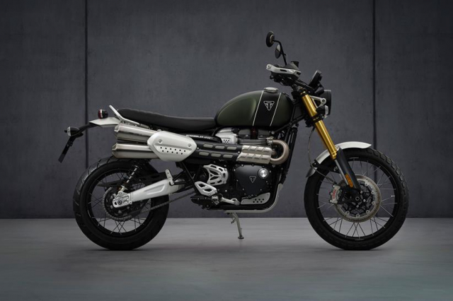 Triumph Scrambler 1200 2021 chinh thuc trinh lang phien ban dac biet Steve McQueen Edition - 7