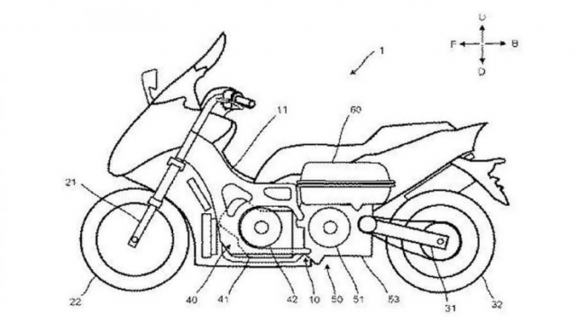 Lo bang sang che Yamaha dang phat trien TMAX Hybrid moi - 4