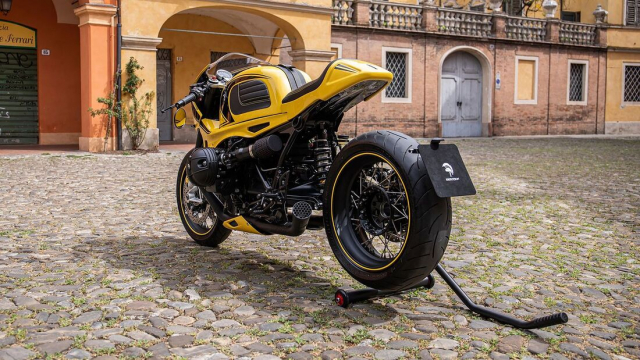 BMW RnineT do theo phong cach xe dua retro - 13