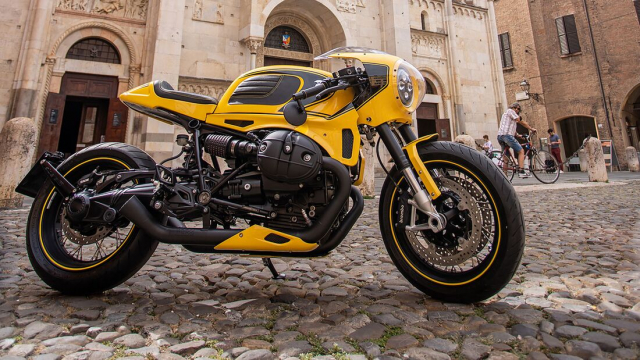 BMW RnineT do theo phong cach xe dua retro