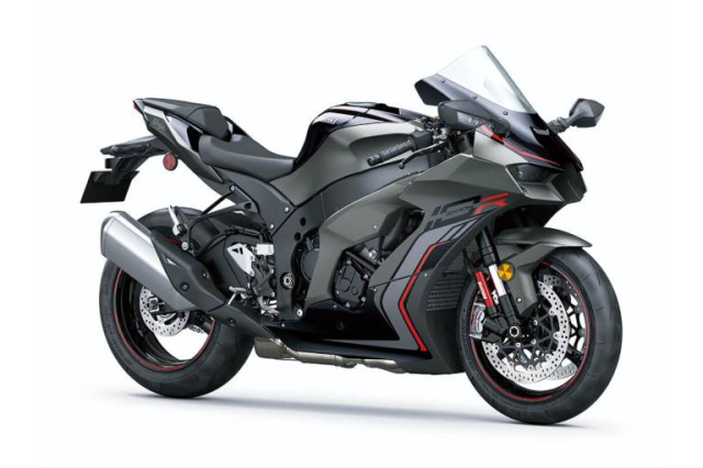 Kawasaki Ninja ZX10R 2022 lo dien phien ban moi mau Xam Graphene Steel Grey - 4