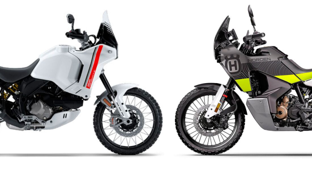 Ducati DesertX va Husqvarna Norden 901 tren ban can thong so