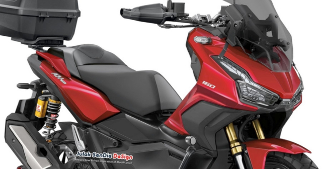 He lo hinh anh Render Honda ADV160 the he moi