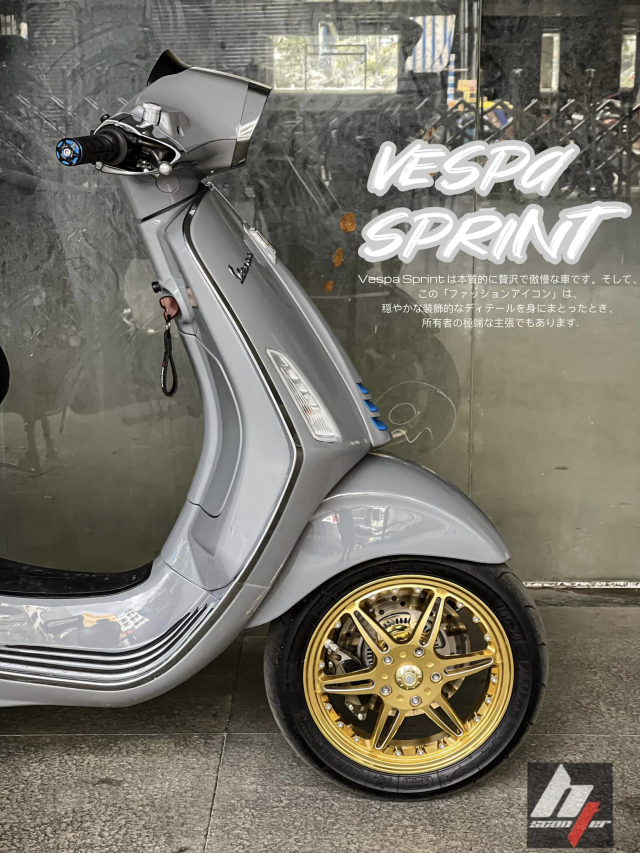 Vespa Sprint độ sở hữu tứ quý 9 xịn sò | 2banh.vn