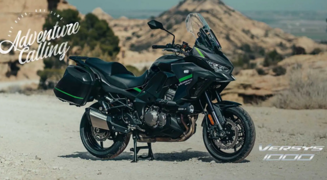 Kawasaki Chau Au ra mat phien ban Versys 650 va Versys 1000 2023