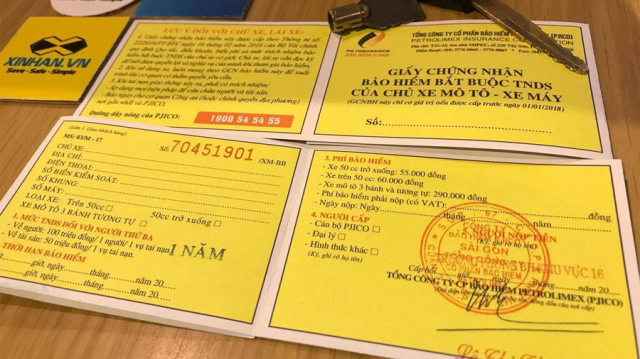 Tha chiu phat chu nhat dinh khong mua bao hiem xe may