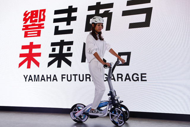 Yamaha tiet lo mau xe dien 3 banh su dung cong nghe Niken LMW - 14
