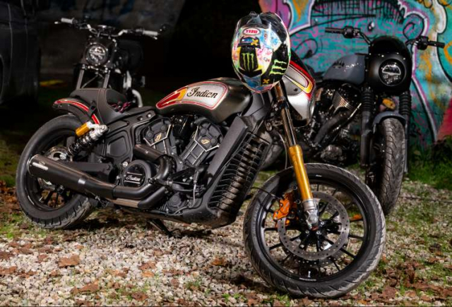 Indian Scout Rogue do boi Hardnine Choppers