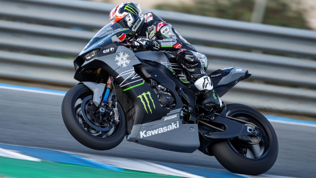 Kawasaki gioi thieu phien ban thu nghiem ZX10RR WSBK Winter Test cho mua WSBK 2023
