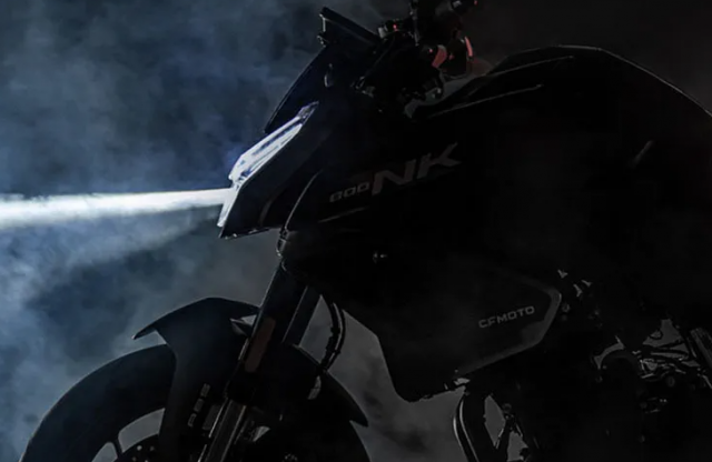CFMoto 800NK 2023 phien ban thuong mai chinh thuc lo dien