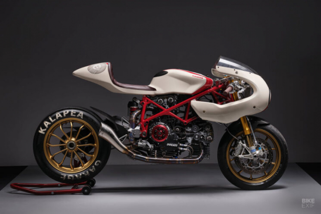 DUCATI Monster 749 do cafe racer an tuong den tu Estonia - 5