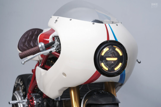 DUCATI Monster 749 do cafe racer an tuong den tu Estonia - 7