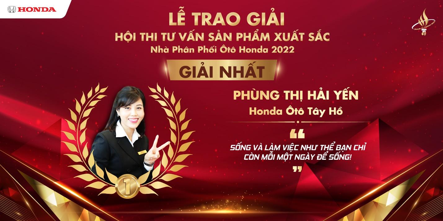 Honda Viet Nam cong bo ket qua Hoi thi Tu van san pham xuat sac nam 2022 - 3