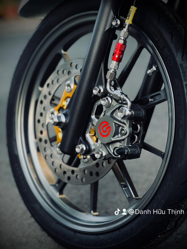 Scoopy 110 bien the cao hon voi dan mam CNC 14 inch - 8