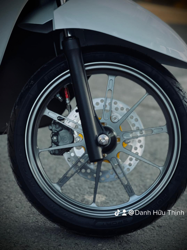Scoopy 110 bien the cao hon voi dan mam CNC 14 inch - 10
