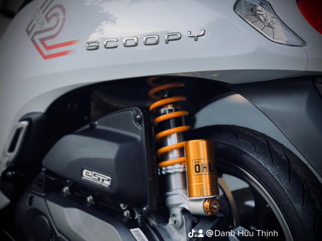 Scoopy 110 bien the cao hon voi dan mam CNC 14 inch - 12