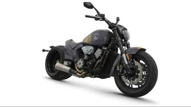 Chi tiet Wolverine XS 800 trinh lang mau Cruiser voi lop sau 360 va gap don - 8