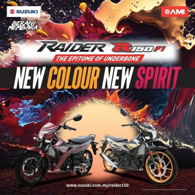 Suzuki Raider 2023 tai Malaysia lo dien voi gia ban 46 trieu dong - 3