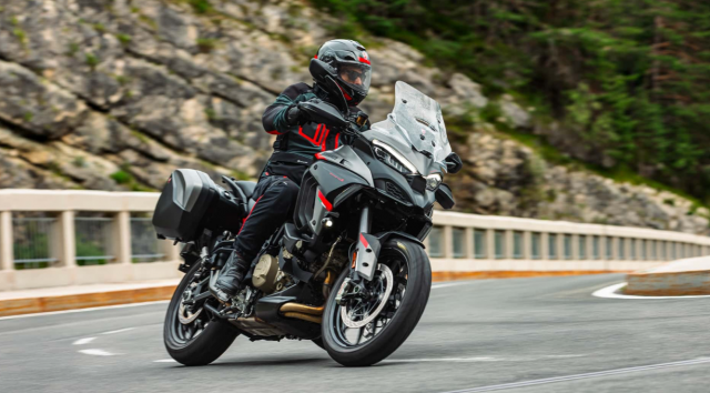 Ducati giới thiệu multistrada v4 s grand tour 2024 với travel tech galore