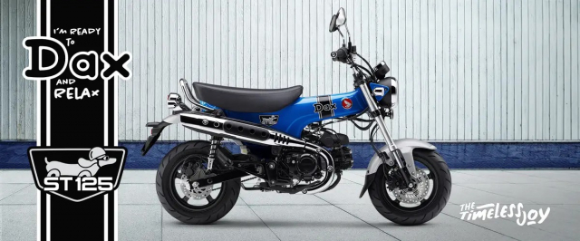 Honda ST125 DAX 2025 ra mat Indonesia voi gia gan gap doi Thai Lan