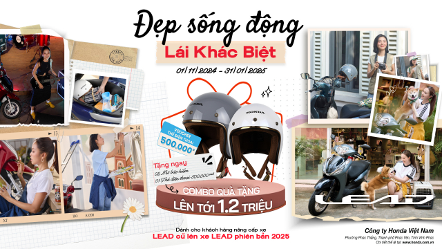 Honda Viet Nam tung khuyen mai hap dan danh rieng cho cac dong xe tay ga - 4