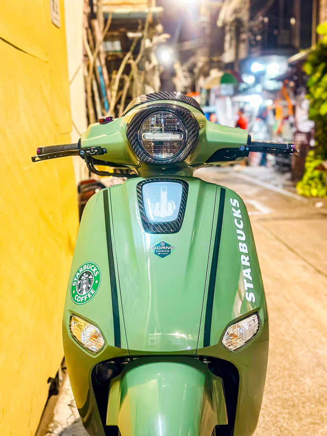 Honda Giorno do sang trong lich lam theo chu de STARBUCKS dang duoc quan tam - 4
