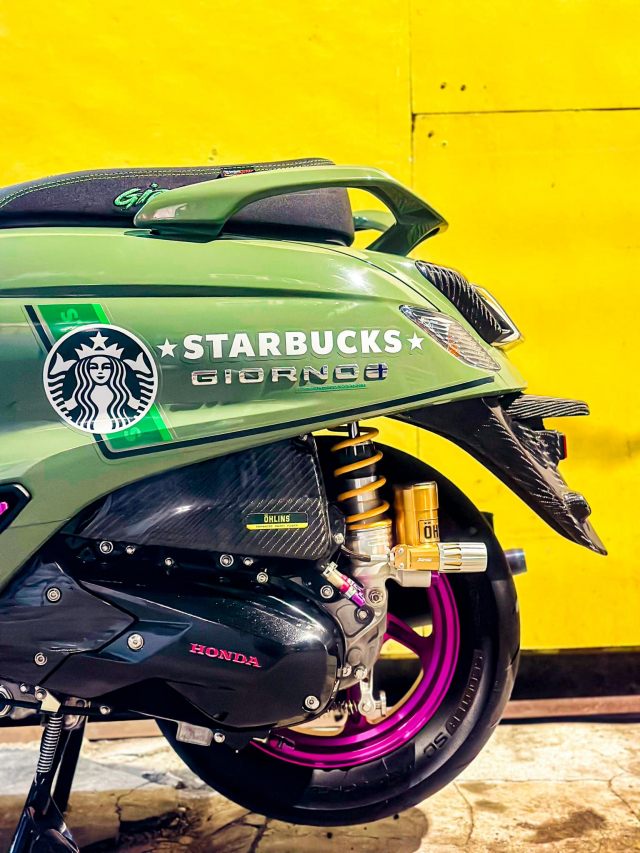 Honda Giorno do sang trong lich lam theo chu de STARBUCKS dang duoc quan tam - 8
