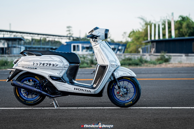 Honda Giorno do that su khac biet voi do hoa nhu buoc ra tu truyen tranh