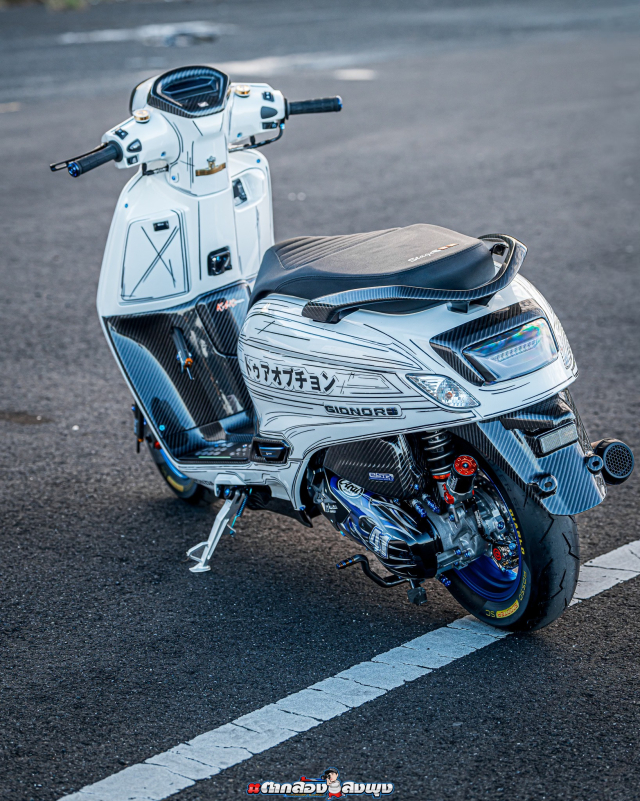 Honda Giorno do that su khac biet voi do hoa nhu buoc ra tu truyen tranh - 13